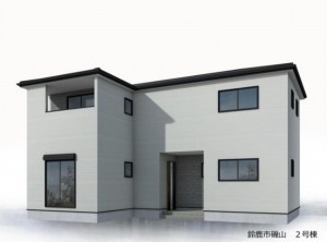 鈴鹿市磯山、新築一戸建ての画像です