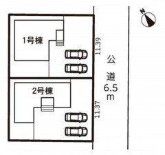 鈴鹿市磯山、新築一戸建ての画像です