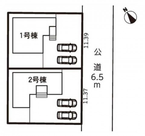 鈴鹿市磯山、新築一戸建ての画像です