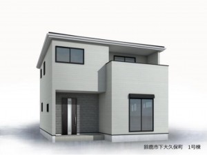 鈴鹿市下大久保町、新築一戸建ての間取り画像です
