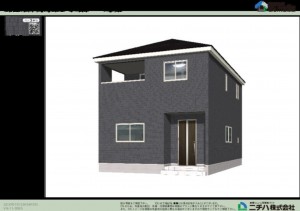 鈴鹿市岸岡町、新築一戸建ての画像です