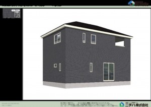 鈴鹿市岸岡町、新築一戸建ての画像です