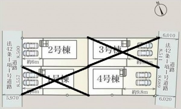 鈴鹿市岸岡町、新築一戸建ての画像です