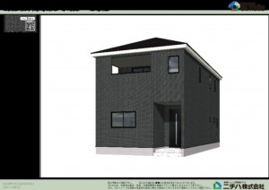 鈴鹿市岸岡町、新築一戸建ての画像です