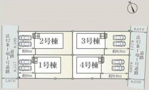 鈴鹿市岸岡町、新築一戸建ての画像です