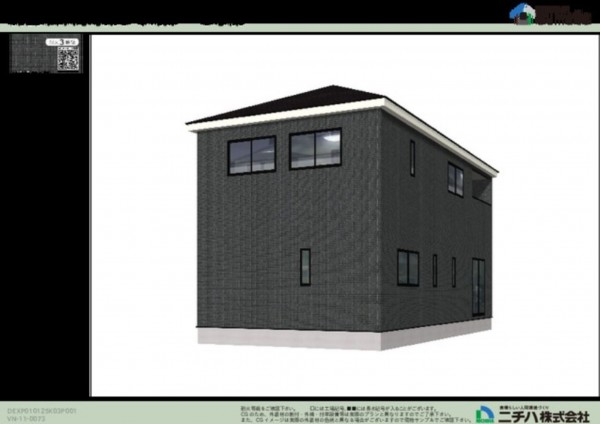 鈴鹿市岸岡町、新築一戸建ての画像です