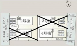 鈴鹿市岸岡町、新築一戸建ての画像です