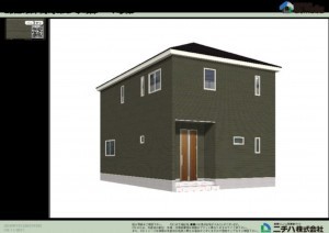 鈴鹿市岸岡町、新築一戸建ての画像です