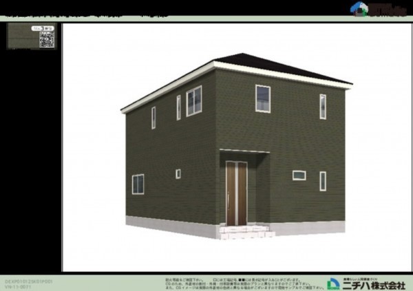 鈴鹿市岸岡町、新築一戸建ての画像です