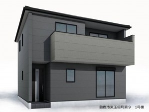 鈴鹿市東玉垣町、新築一戸建ての間取り画像です