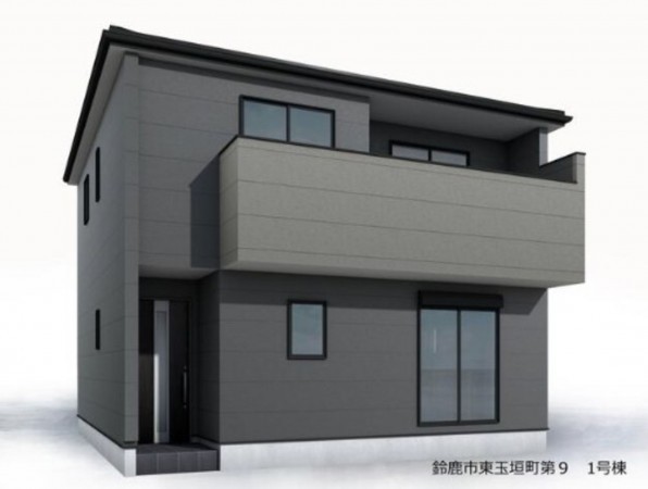 鈴鹿市東玉垣町、新築一戸建ての間取り画像です