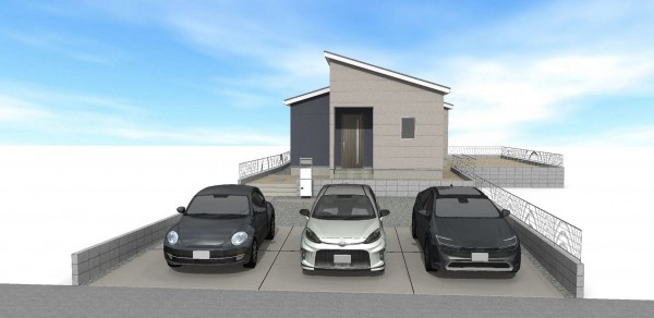 亀山市天神、新築一戸建ての画像です