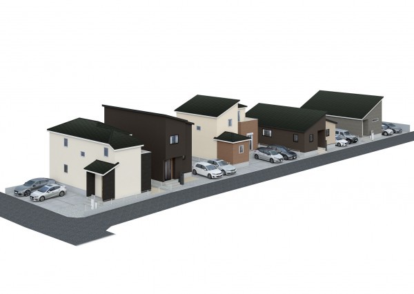 鈴鹿市長太新町、新築一戸建ての画像です