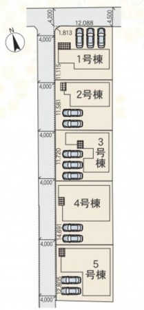 鈴鹿市長太新町、新築一戸建ての画像です