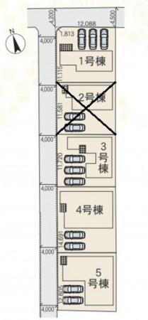 鈴鹿市長太新町、新築一戸建ての画像です