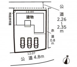 亀山市北山町、新築一戸建ての画像です