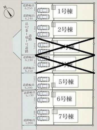 鈴鹿市桜島町、新築一戸建ての画像です