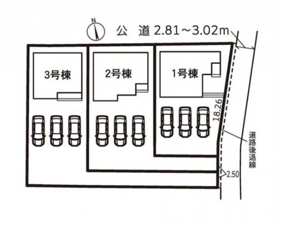 鈴鹿市岡田、新築一戸建ての画像です