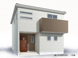 亀山市南野町、新築一戸建ての画像です