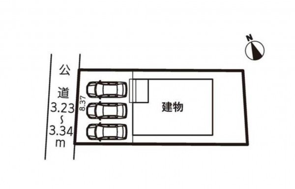 亀山市南野町、新築一戸建ての画像です