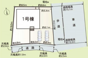 亀山市天神、新築一戸建ての画像です