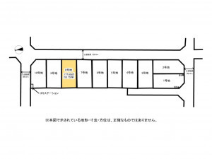 鈴鹿市矢橋、土地の間取り画像です