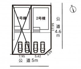 鈴鹿市矢橋、新築一戸建ての画像です