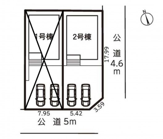 鈴鹿市矢橋、新築一戸建ての画像です