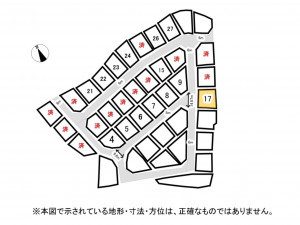 鈴鹿市北玉垣町、土地の間取り画像です