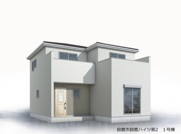 鈴鹿市鈴鹿ハイツ、新築一戸建ての間取り画像です