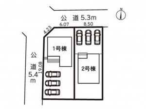 鈴鹿市鈴鹿ハイツ、新築一戸建ての画像です