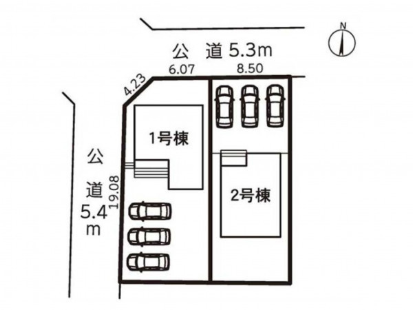 鈴鹿市鈴鹿ハイツ、新築一戸建ての画像です