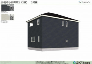 鈴鹿市小田町、新築一戸建ての画像です