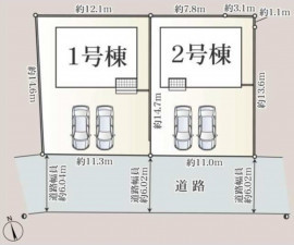 鈴鹿市小田町、新築一戸建ての画像です