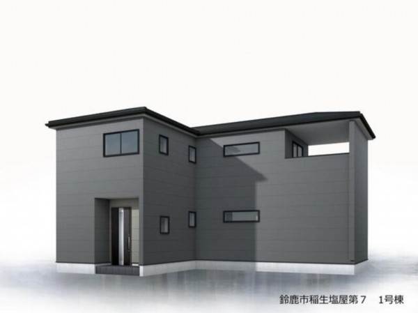 鈴鹿市稲生塩屋、新築一戸建ての間取り画像です