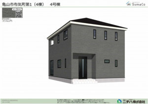 亀山市布気町、新築一戸建ての画像です