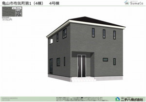 亀山市布気町、新築一戸建ての画像です