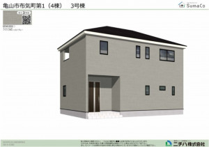 亀山市布気町、新築一戸建ての画像です