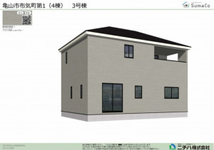亀山市布気町、新築一戸建ての画像です