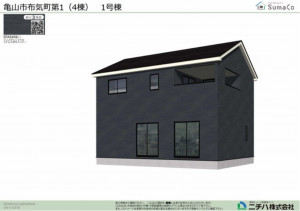 亀山市布気町、新築一戸建ての画像です