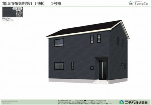 亀山市布気町、新築一戸建ての画像です