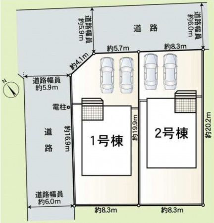 鈴鹿市鈴鹿ハイツ、新築一戸建ての画像です