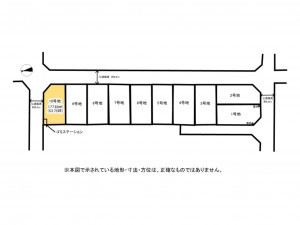 鈴鹿市矢橋、土地の間取り画像です