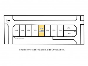 鈴鹿市矢橋、土地の間取り画像です