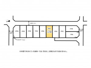 鈴鹿市矢橋、土地の間取り画像です