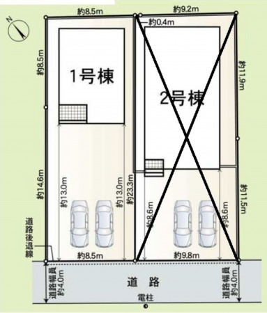 鈴鹿市白子、新築一戸建ての画像です