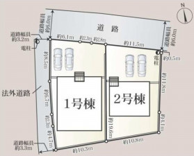 亀山市太岡寺町、新築一戸建ての画像です