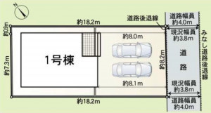鈴鹿市白子、新築一戸建ての画像です