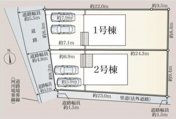 鈴鹿市長太旭町、新築一戸建ての画像です