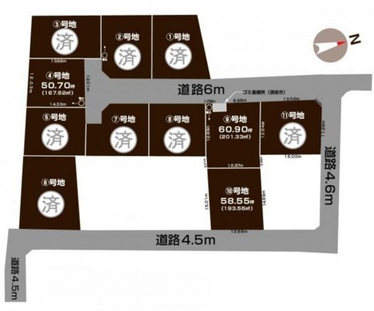 須坂市墨坂南１丁目、土地の間取り画像です